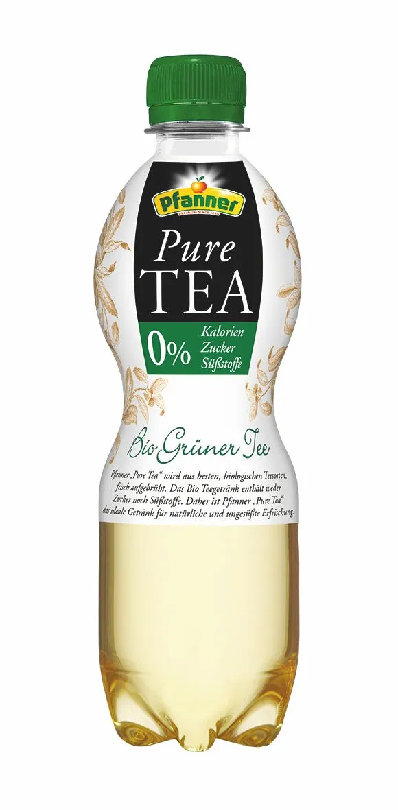 PFANNER Pure tea BIO zelený čaj nápoj 0,5 l