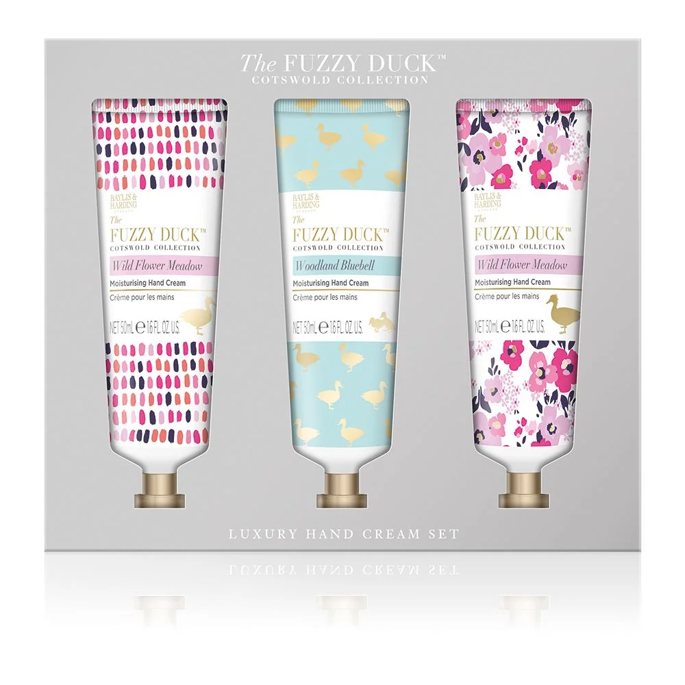 Baylis & Harding Lesní zvonek a květinová louka sada krémů na ruce 3 ks