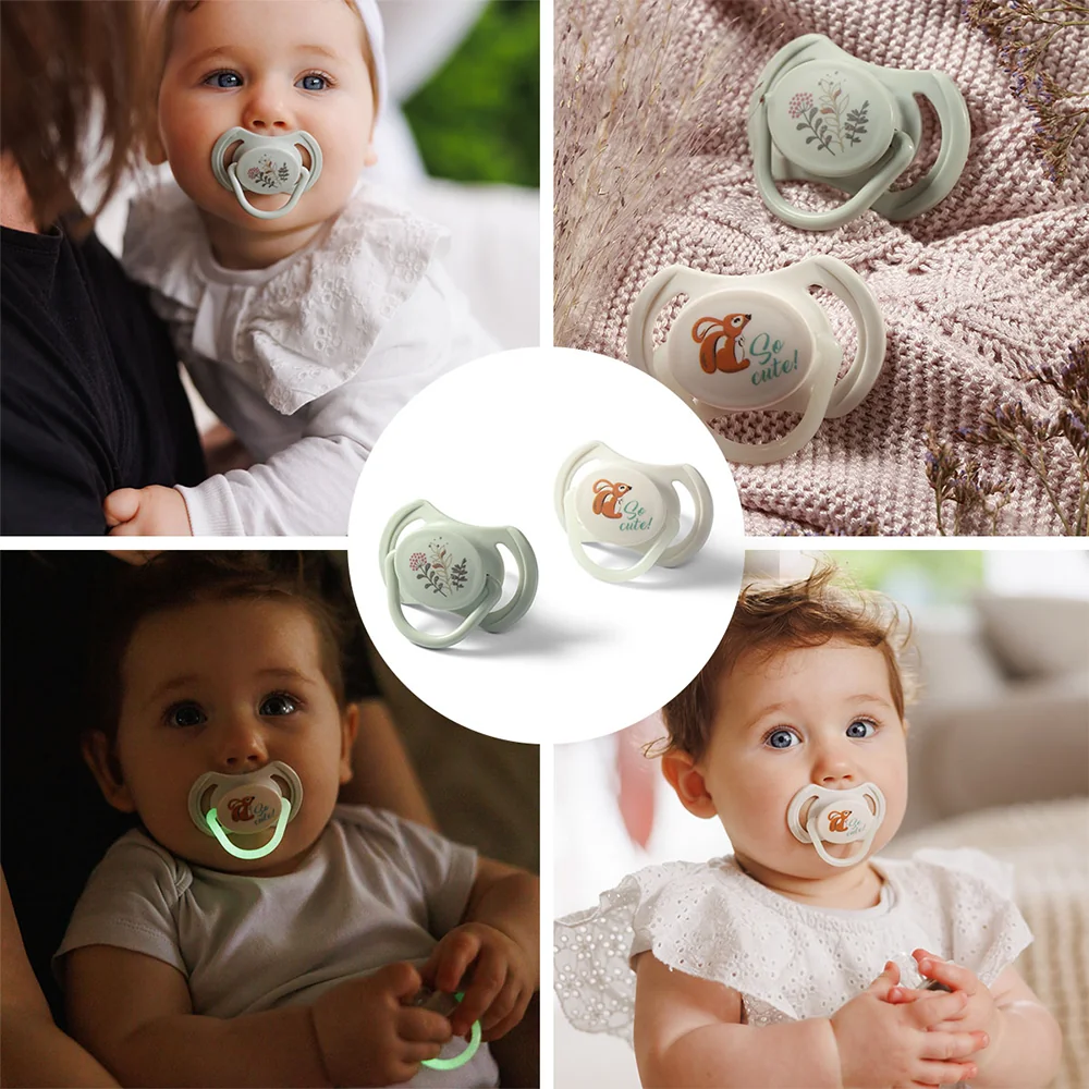 Babyono Dudlíky symetrické 6-18m 2 ks