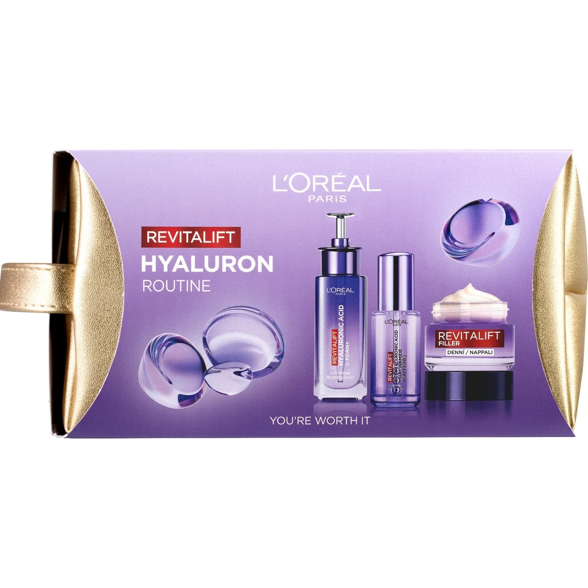 L'Oréal Paris Revitalift Filler dárková sada 3 ks