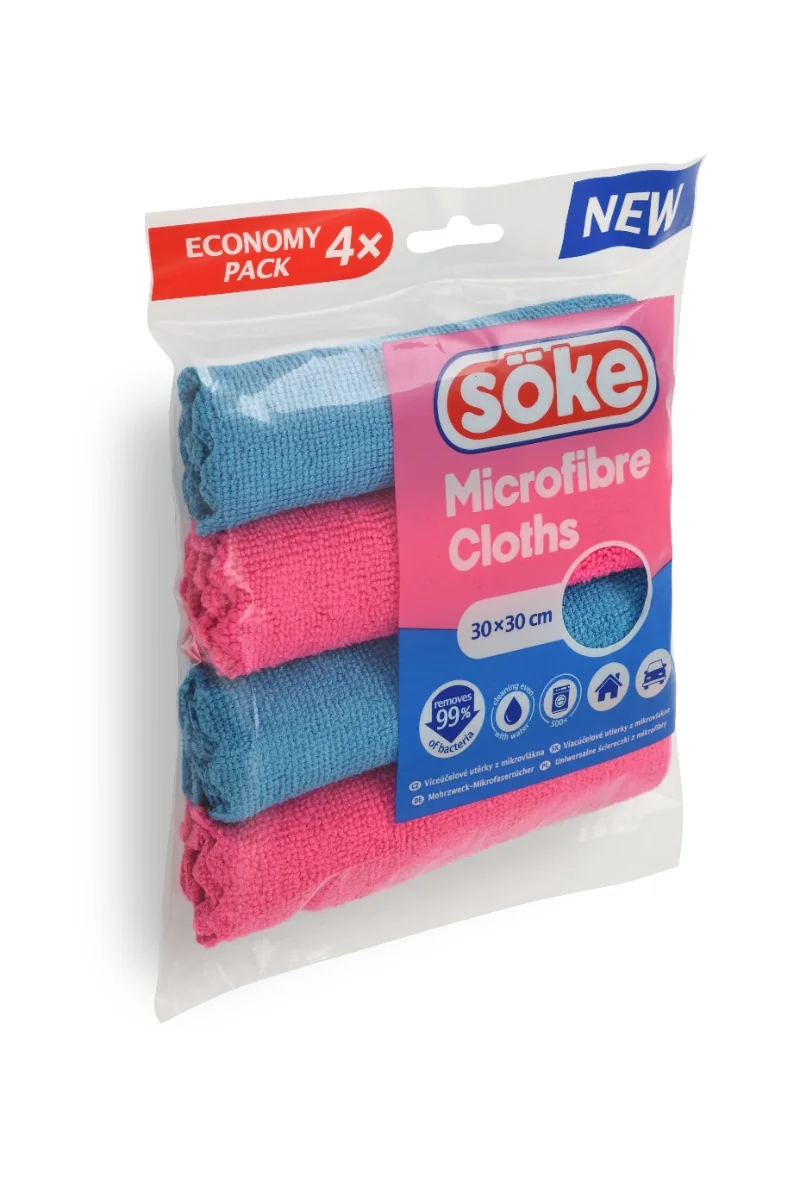 Söke Utěrka z mikrovlákna 4 ks