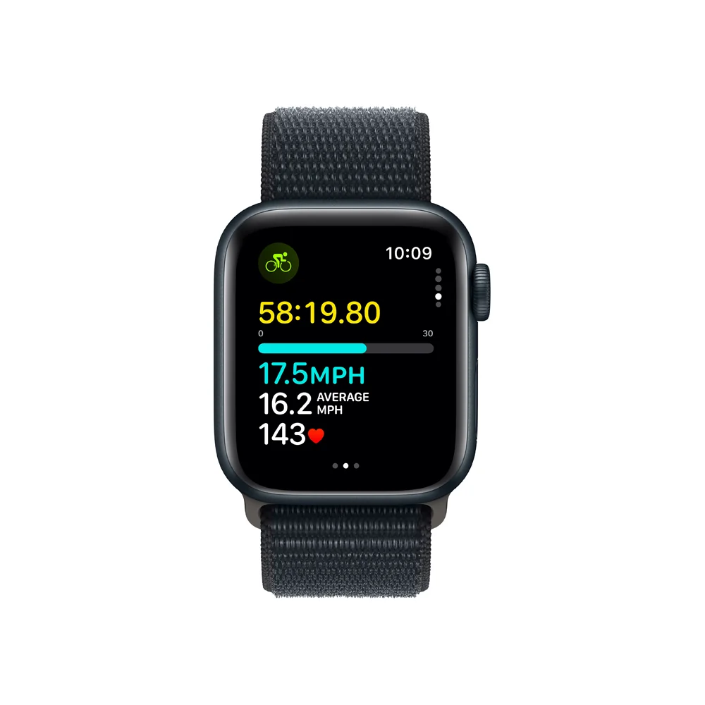 Apple Watch SE 40 mm sport loop smart hodinky Midnight