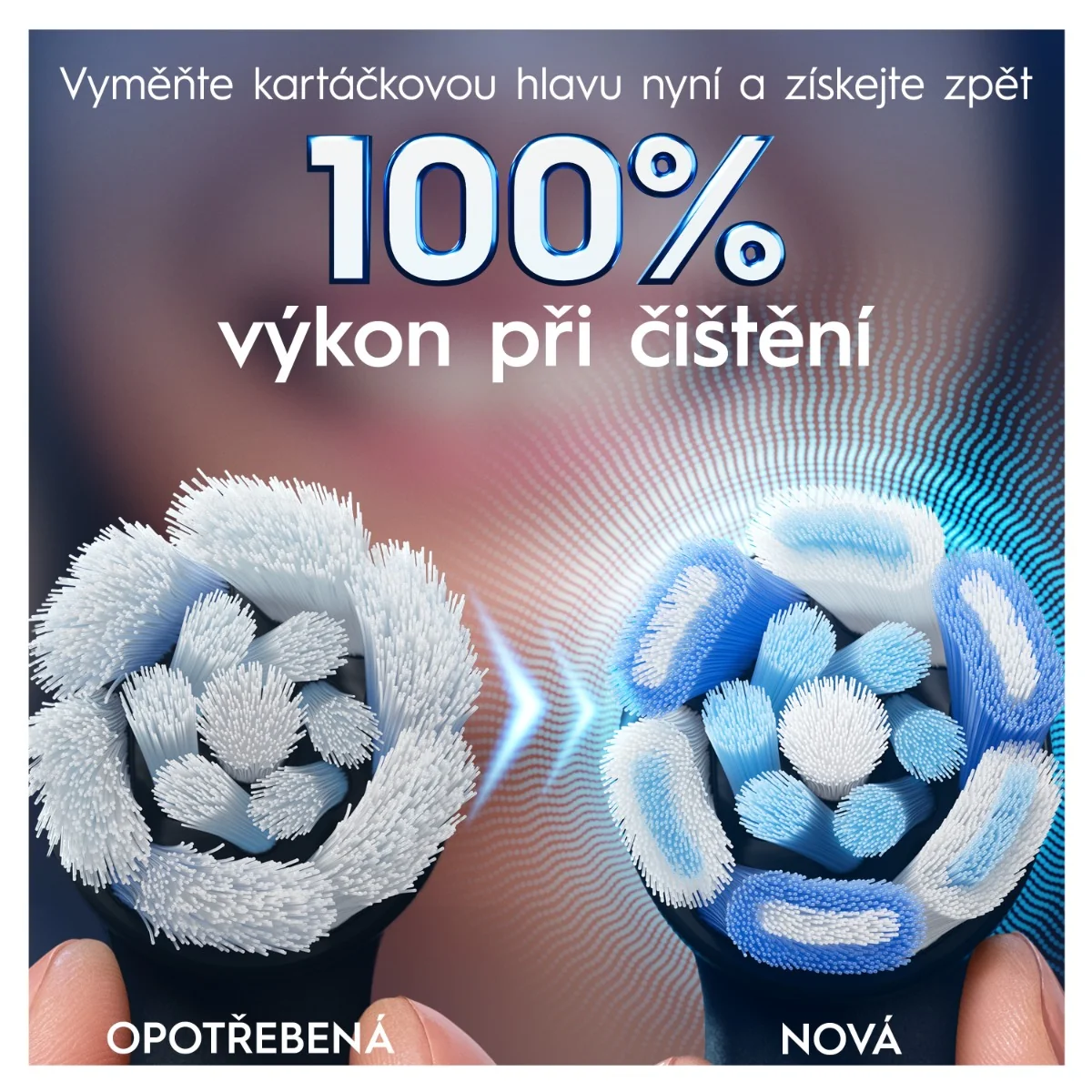 Oral-B iO Series Ultimate Clean kartáčkové hlavy 4 ks černé