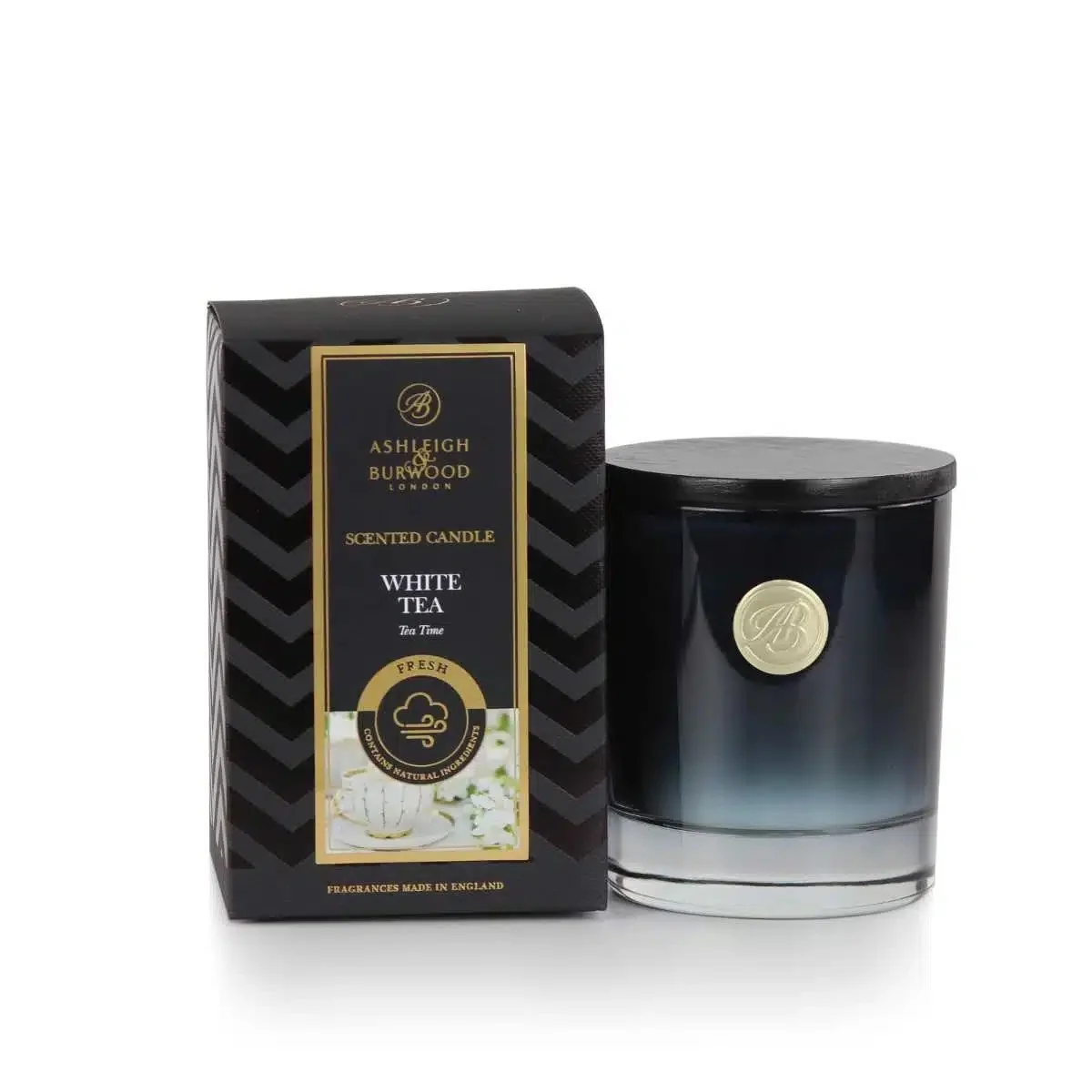 Ashleigh & Burwood London Vonná svíčka malá SIGNATURE - WHITE TEA, 65g
