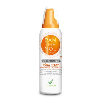 Panthenol Omega Chladivá pěna s Aloe vera 9% 200 ml