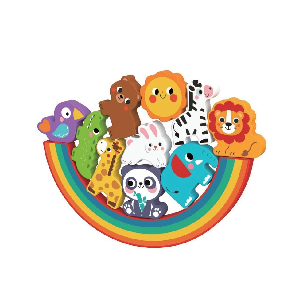 2Kids Toys Balanční puzzle se zvířátky 2v1 12 ks