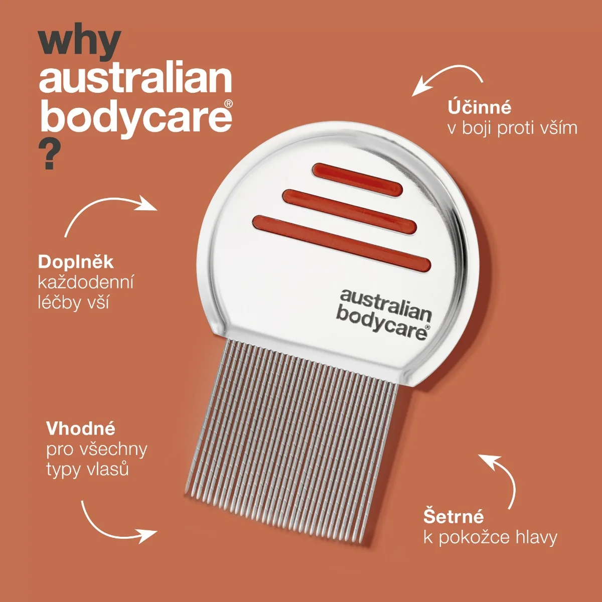 Australian Bodycare Lice Comb 1 ks