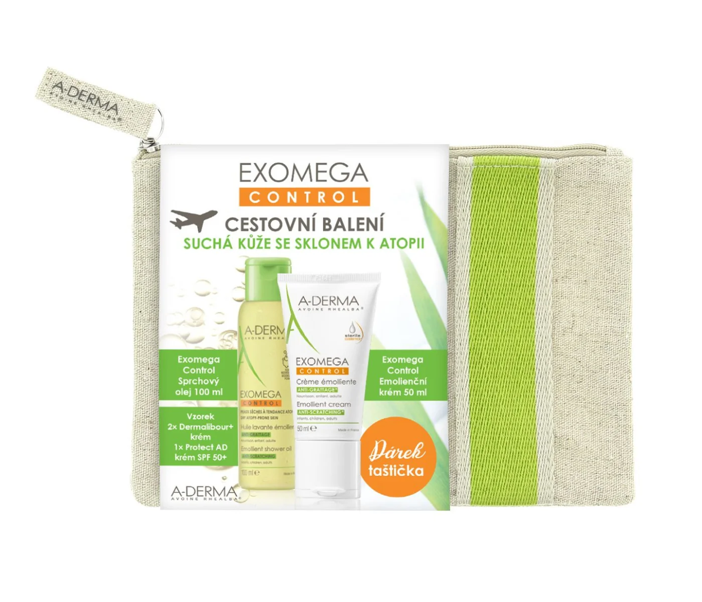 A-Derma Exomega Control travel kit