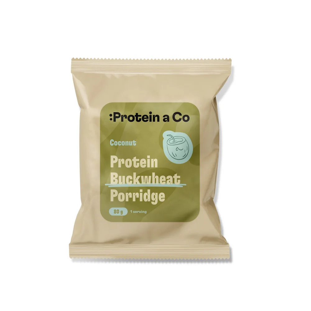 Protein a Co Proteinová pohanková kaše 80 g Kokos