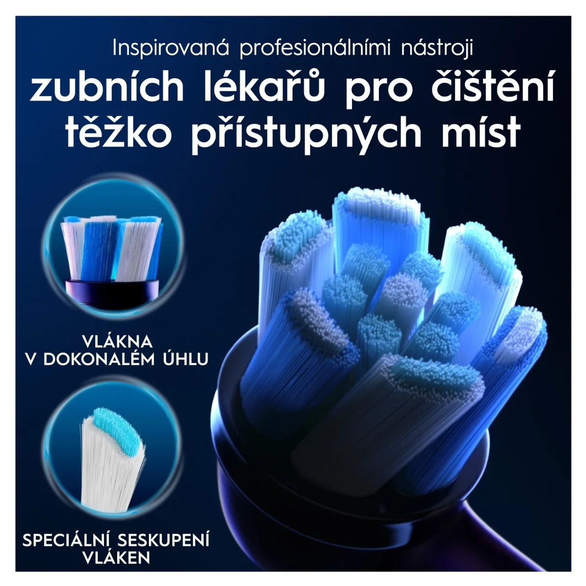 Oral-B iO Series Ultimate Clean kartáčkové hlavy 6 ks černé