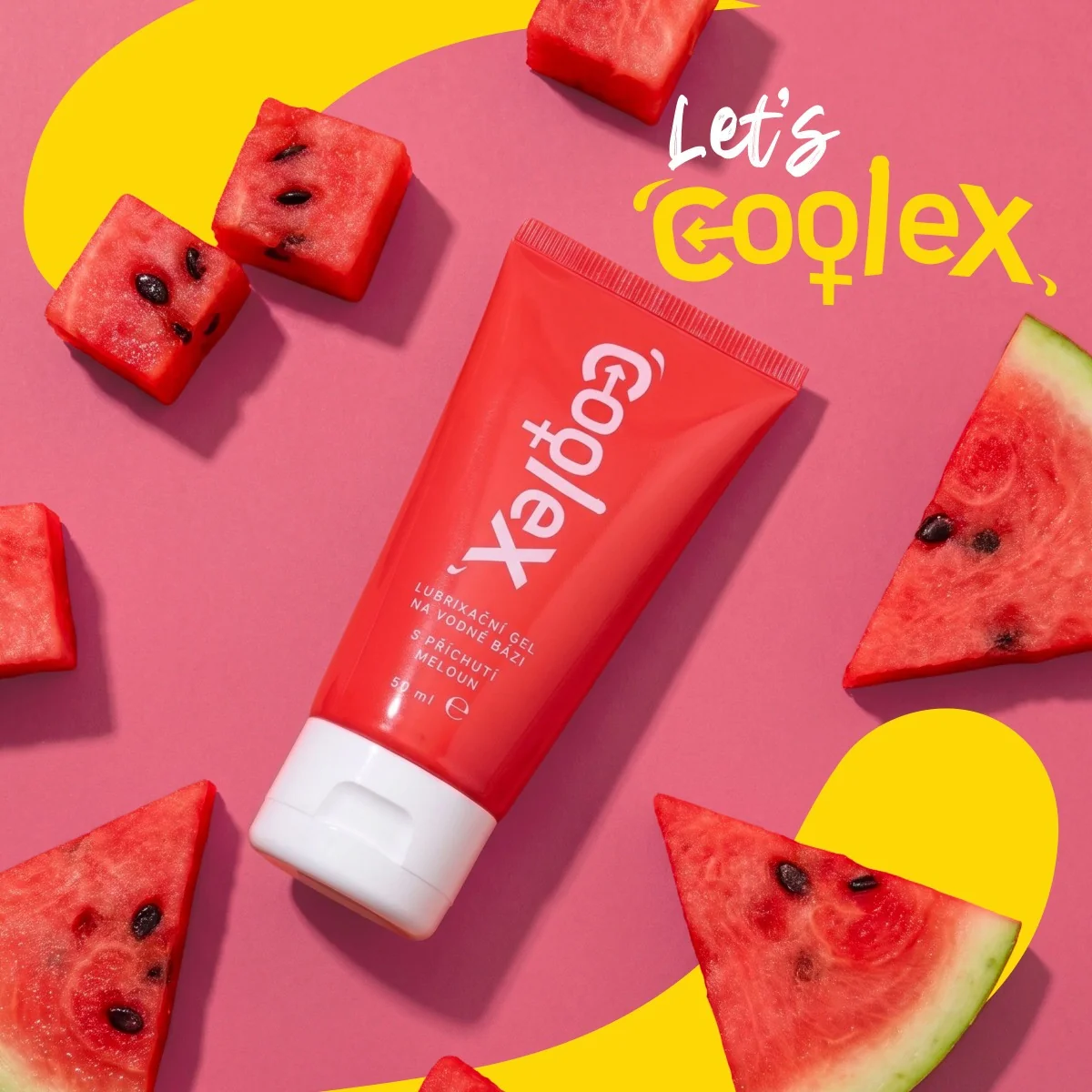 Coolex Lubrikační gel na vodní bázi meloun 50 ml tuba
