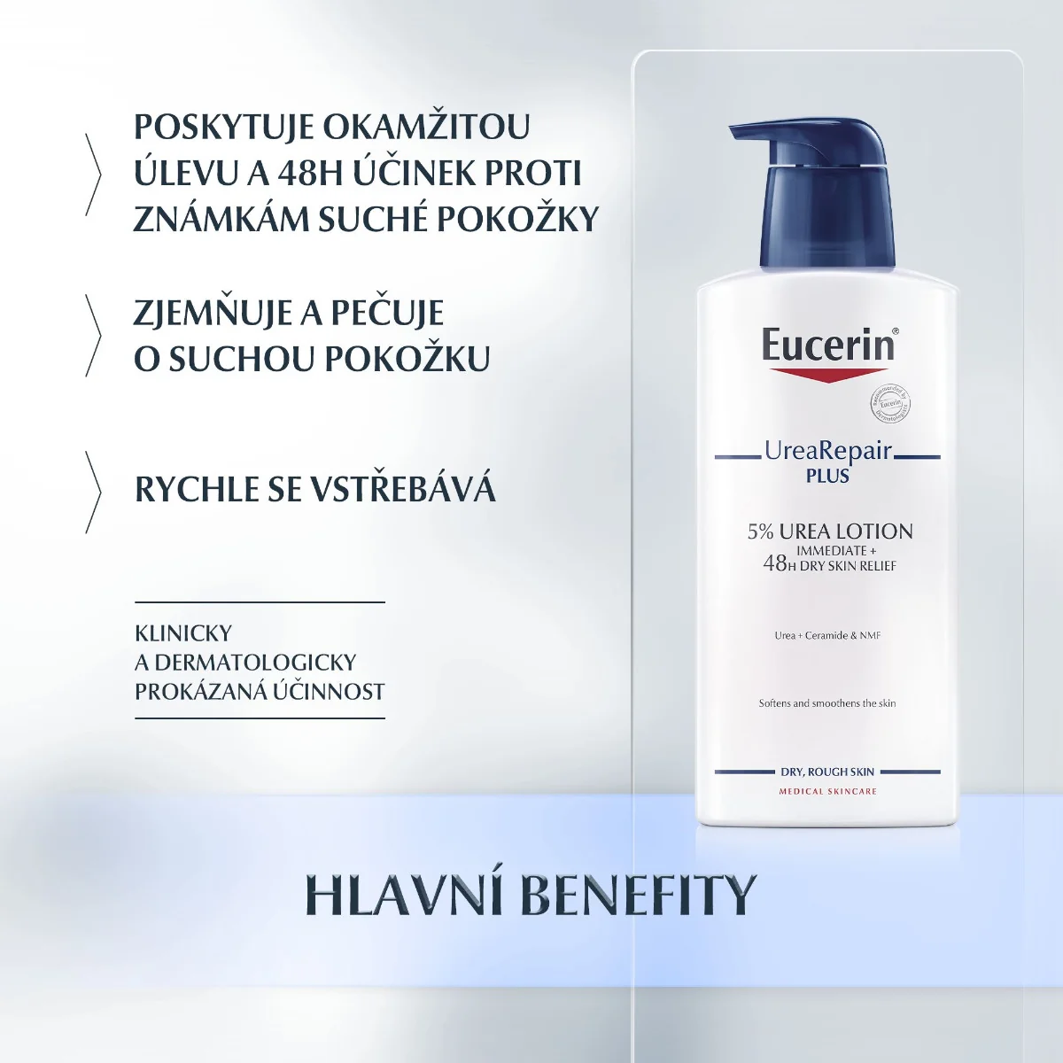 Eucerin UreaRepair PLUS 5% Urea tělové mléko 400 ml