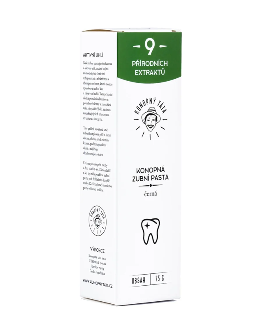 Konopný Táta Konopná zubní pasta 75 ml
