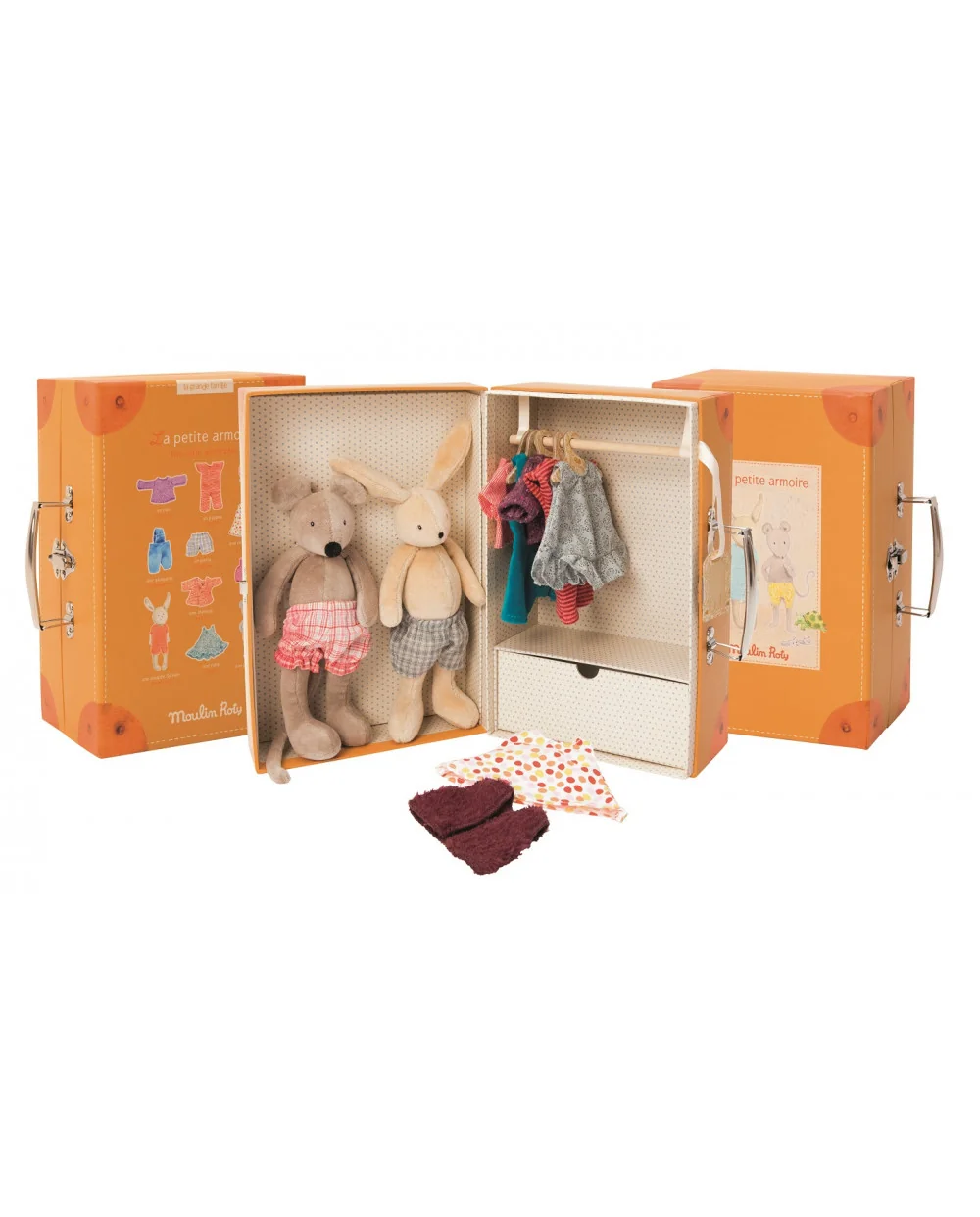 Moulin Roty Myška a zajíček v kufříku