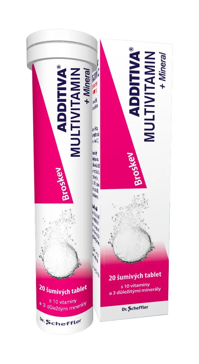 Additiva Multivitamin + Mineral broskev