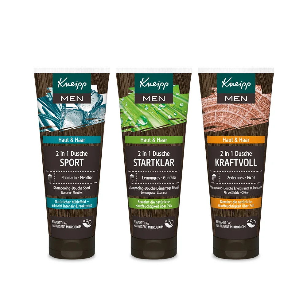 Kneipp Sprchové trio pro muže dárková sada 3x75 ml