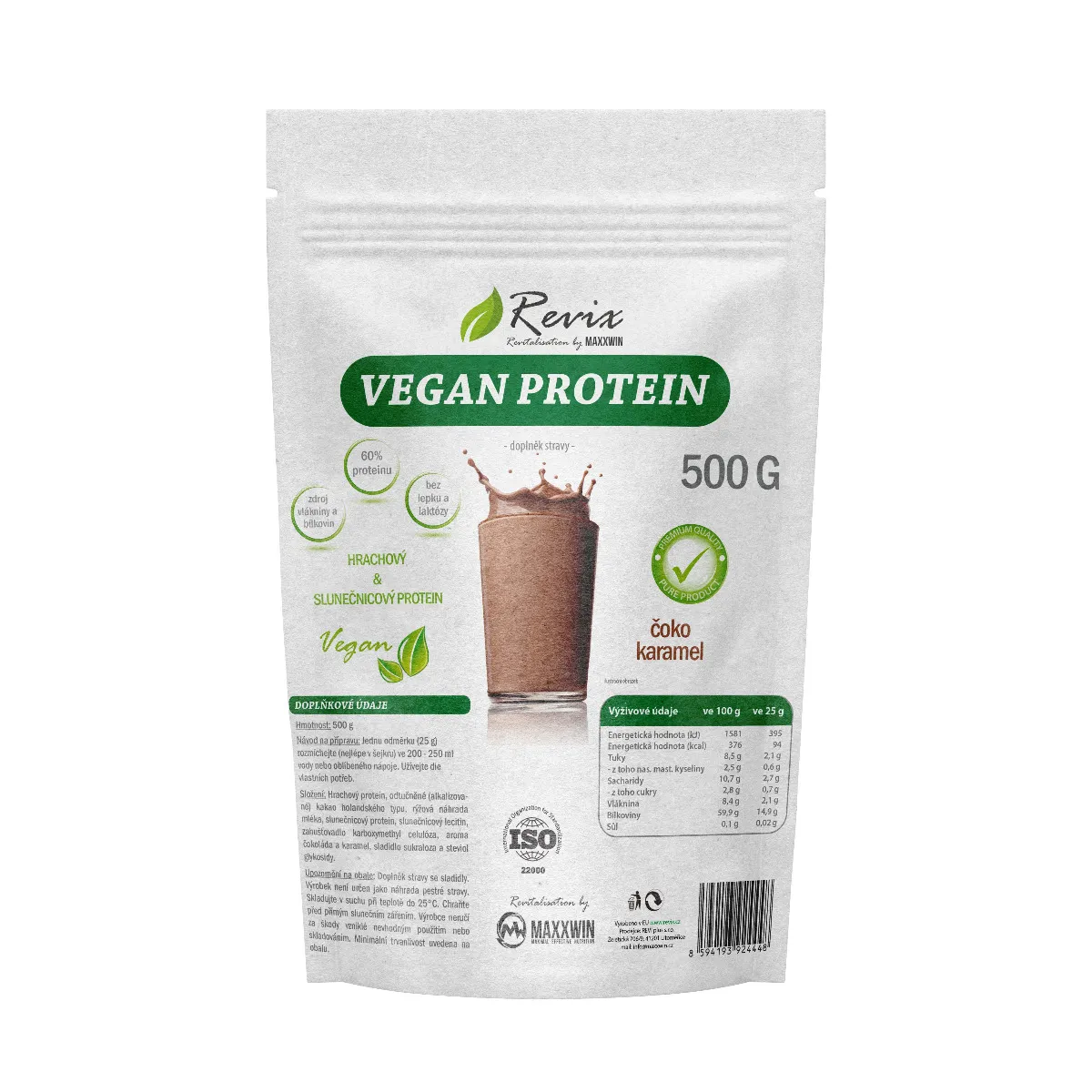 Revix Vegan protein čoko-karamel