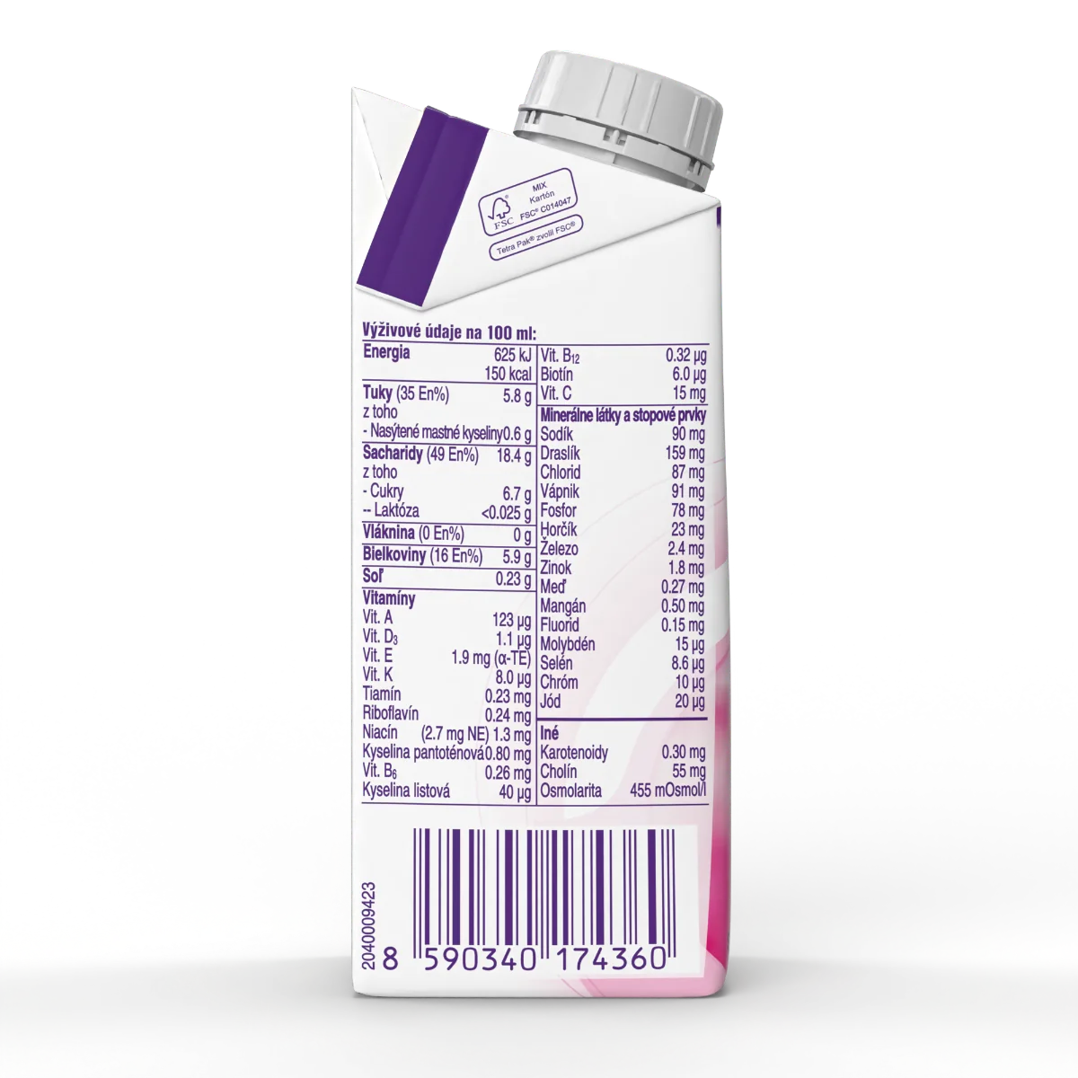 Nutridrink s příchutí jahodovou 200 ml