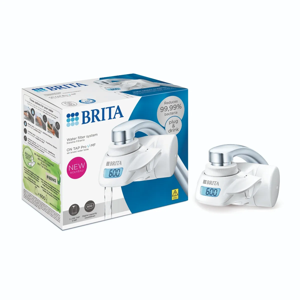 BRITA ON TAP Pro V-MF System vodní filtr na kohoutek s displejem
