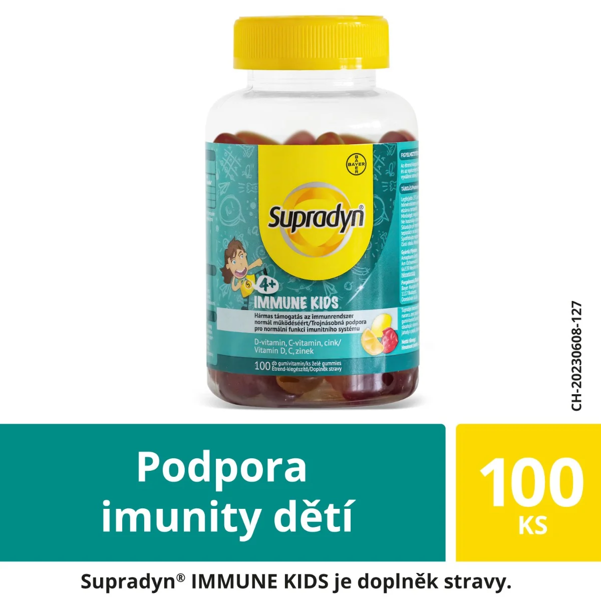 Supradyn Immune Kids želé 100 ks