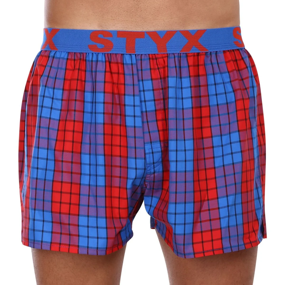 Styx 3PACK pánské trenky sportovní guma vícebarevné (3B10123) M