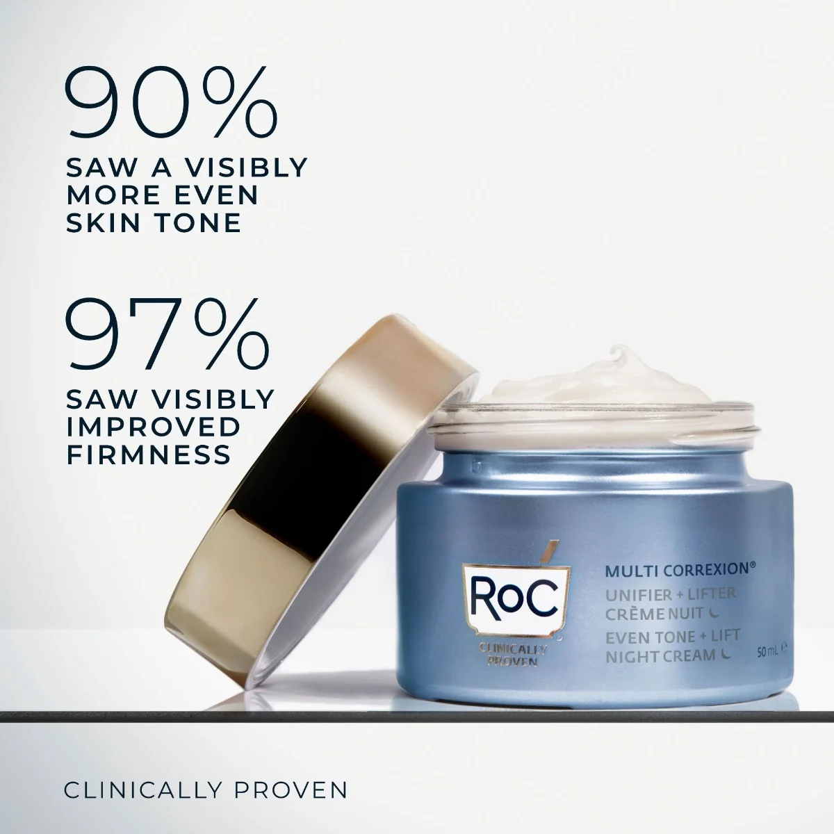 RoC Multi Correxion Even Tone + Lift noční krém 50 ml