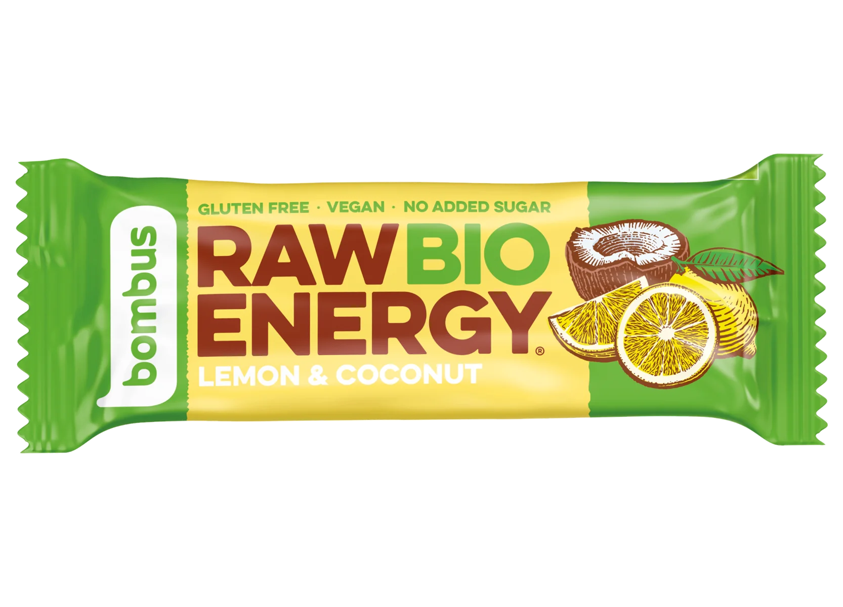 Bombus Raw BIO Tyčinka Lemon + coconut 50 g