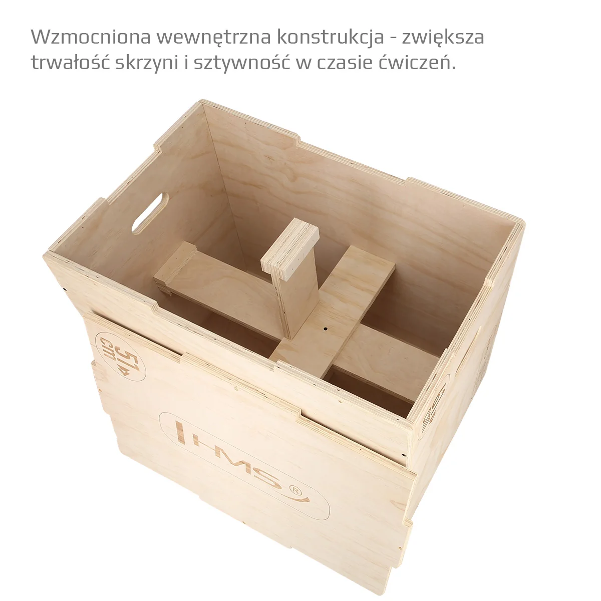 HMS PLYO BOX DSC01 - hnědý
