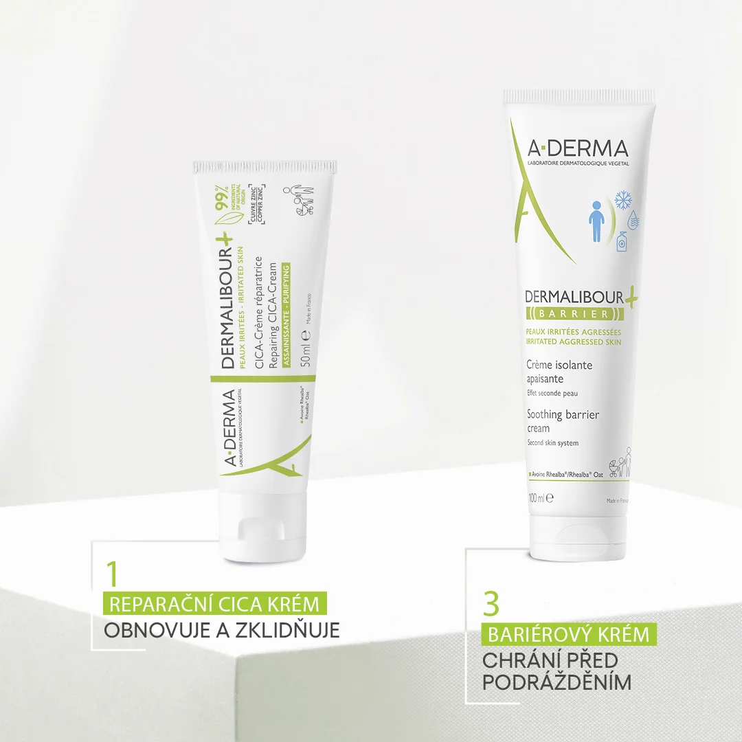 A-Derma Dermalibour+ reparační CICA-Krém 50 ml