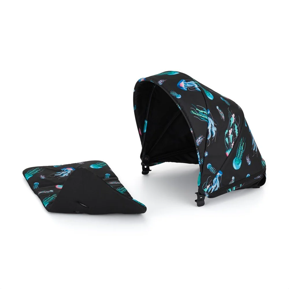 Petite&Mars Stříška ke kočárku Royal3 Limited 100 Jellyfish 