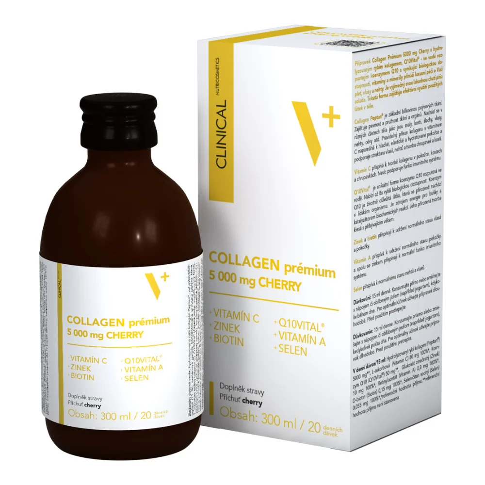 Clinical Collagen prémium 5000 mg cherry 300 ml