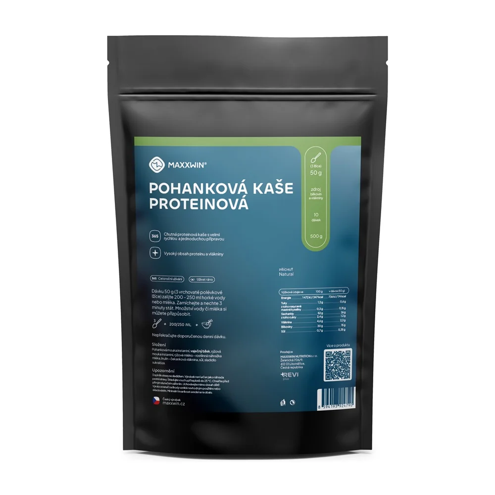 MAXXWIN Pohanková kaše proteinová natural 500 g