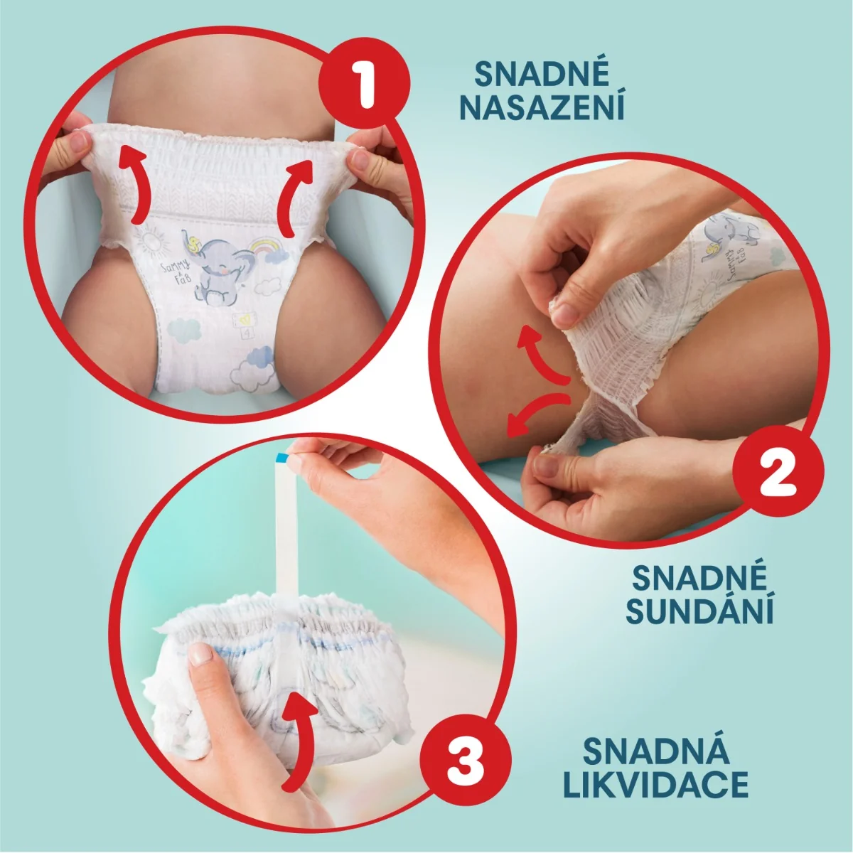 Pampers Premium Care Pants vel. 7 15+ kg plenkové kalhotky 27 ks