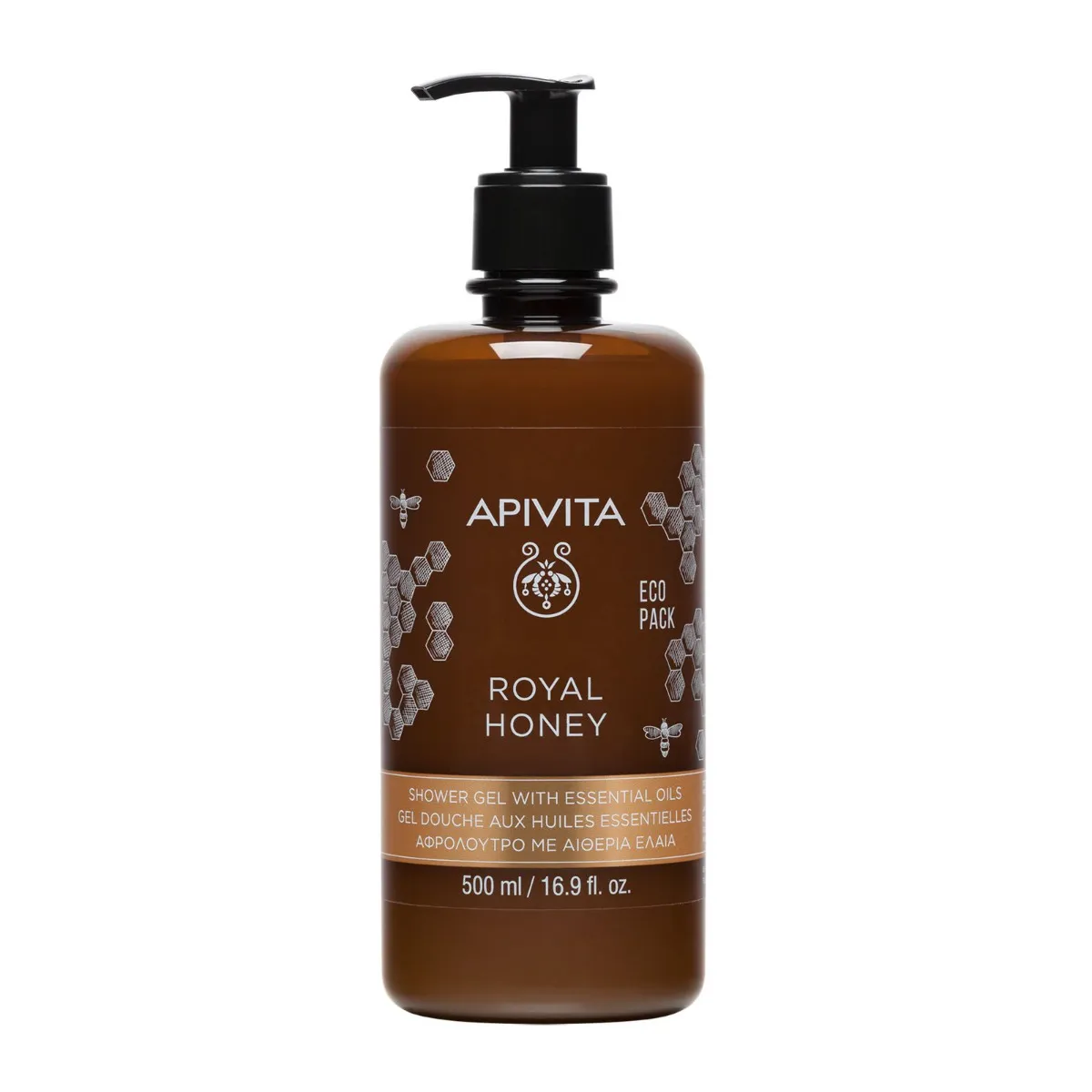 APIVITA Royal Honey sprchový gel s esenciálními oleji 500 ml