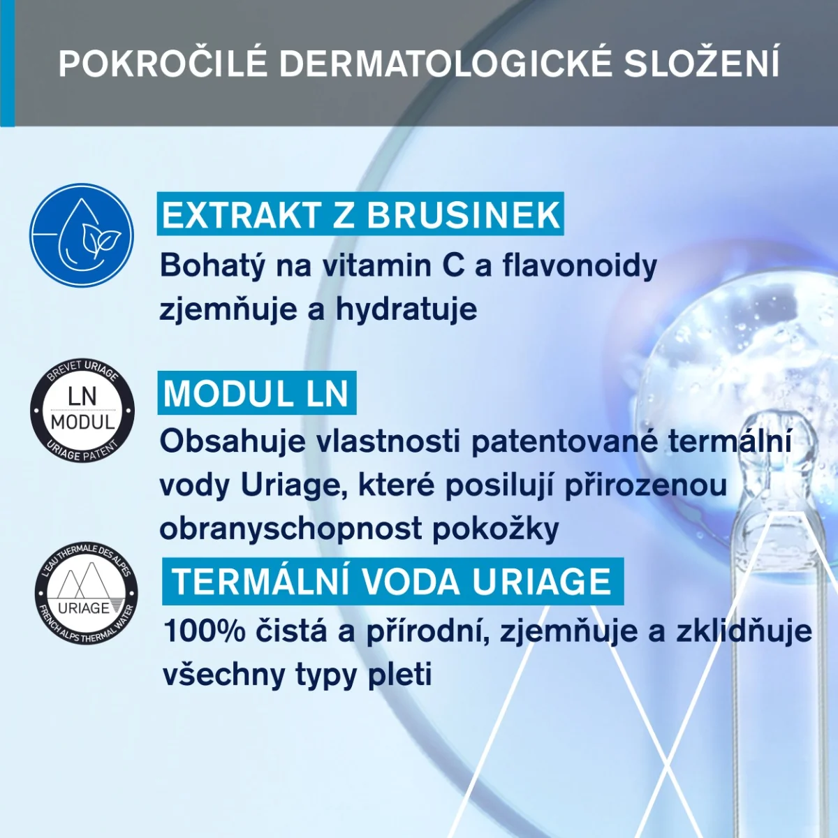 Uriage Micelární termální voda pro normální až suchou pleť 500 ml