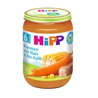 Hipp BABY MENU BIO Mrkev s kukuřicí a telecím masem