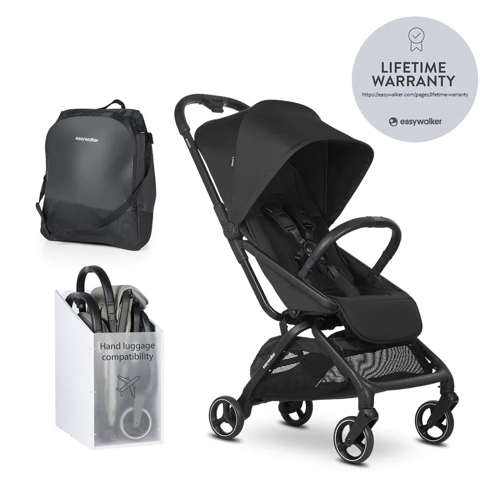 Easywalker Kočárek sportovní Rockey S Pure Black