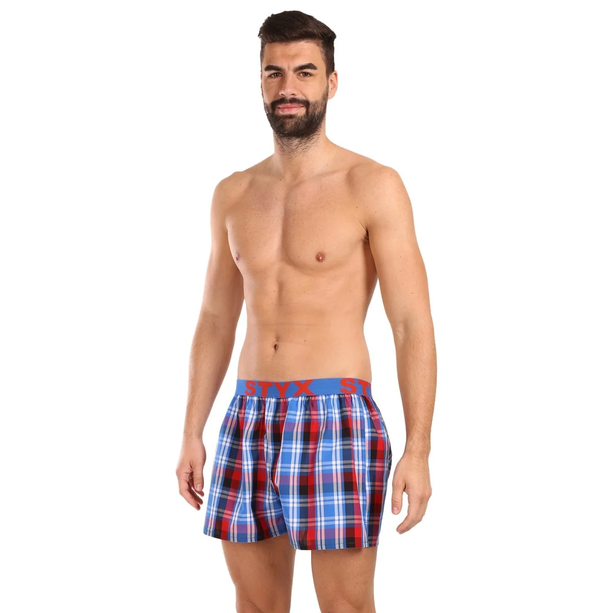 Styx Pánské trenky sportovní guma vícebarevné (B1037) L