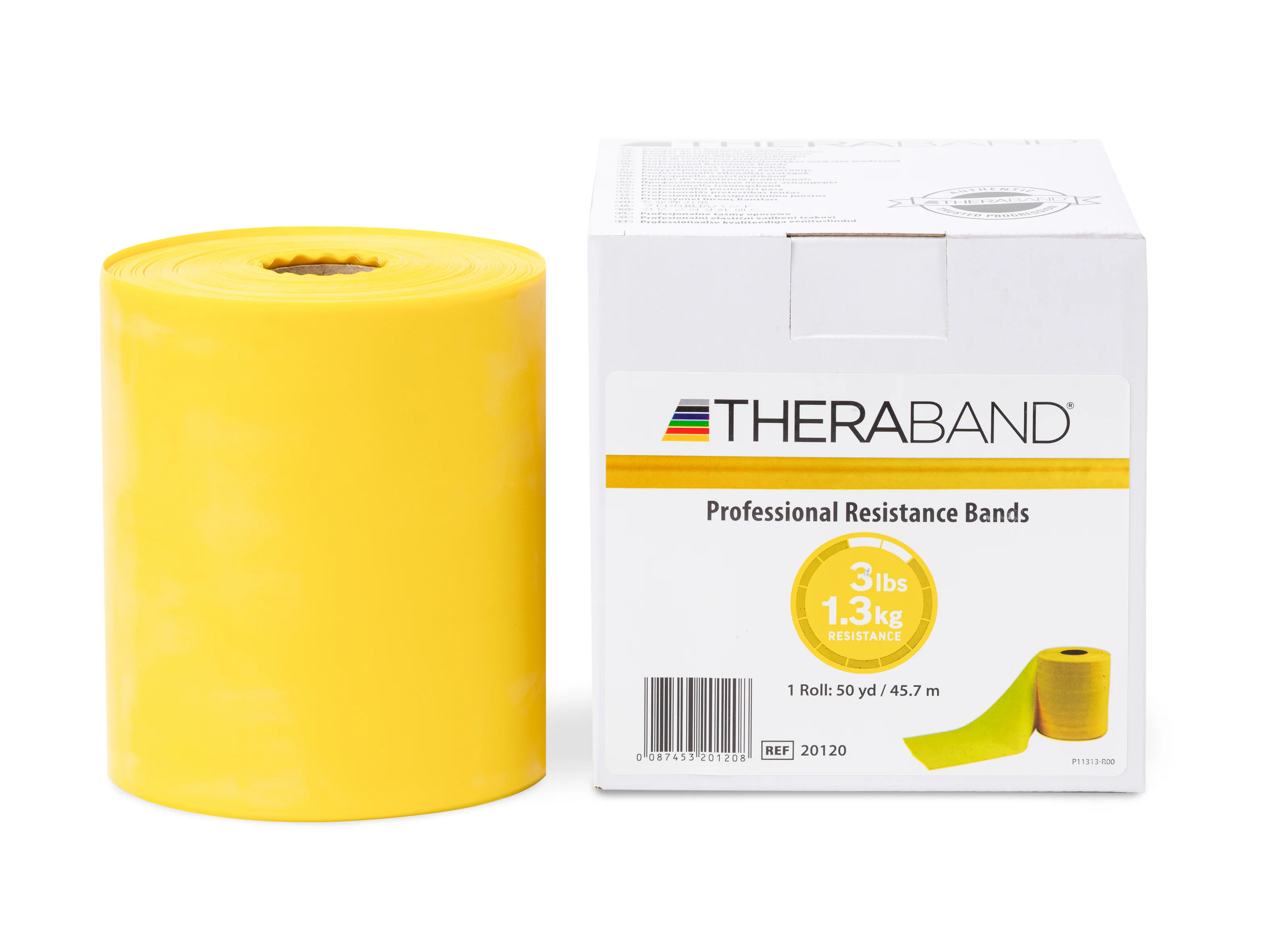 Thera-Band Posilovací guma 45,5 m, žlutá, slabá