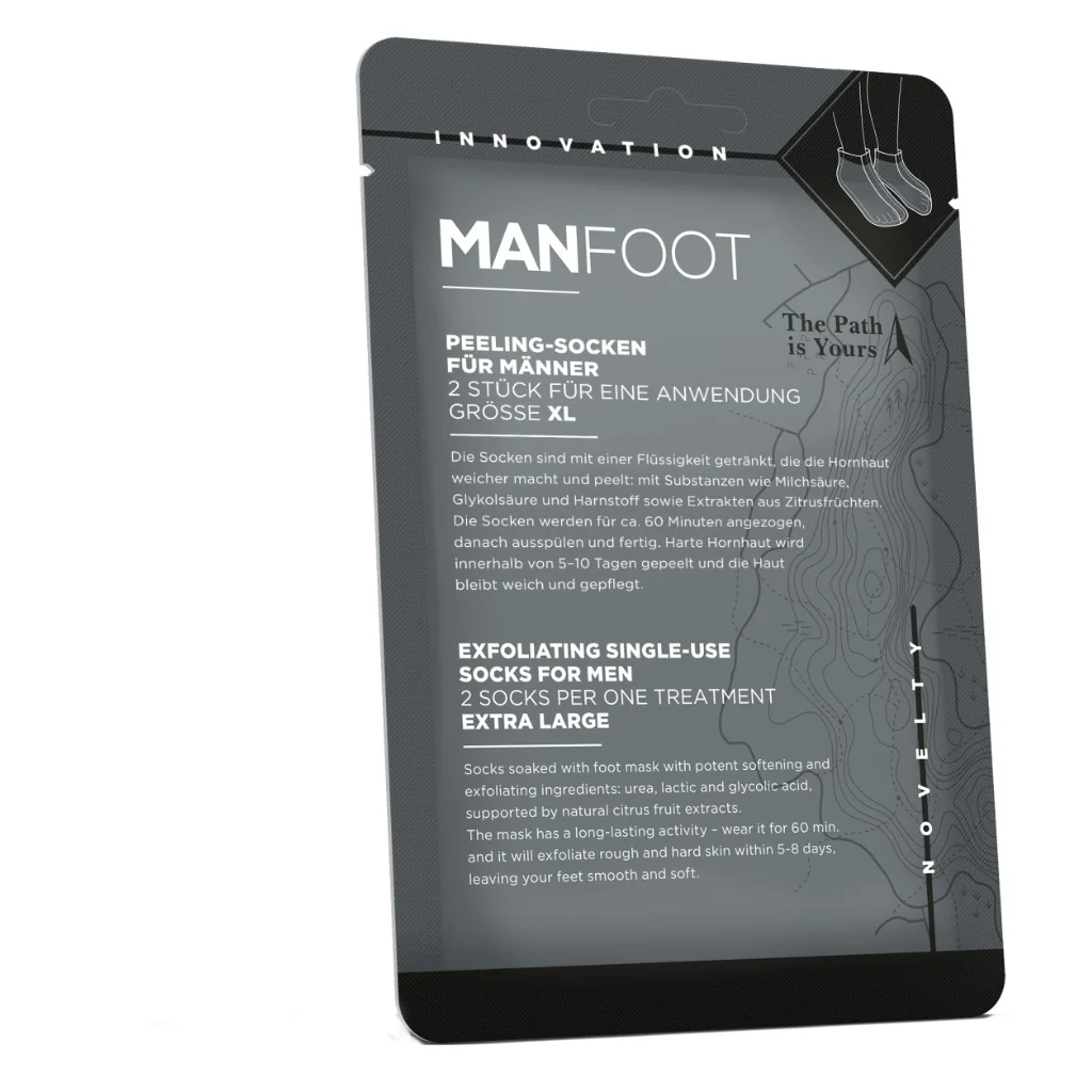 SheCosmetics ManFoot Exfoliační ponožky pro muže XL 1 pár