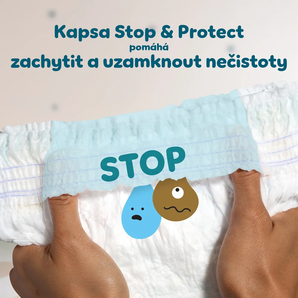 Pampers Active Baby vel. 4 9–15 kg plenkové kalhotky 186 ks