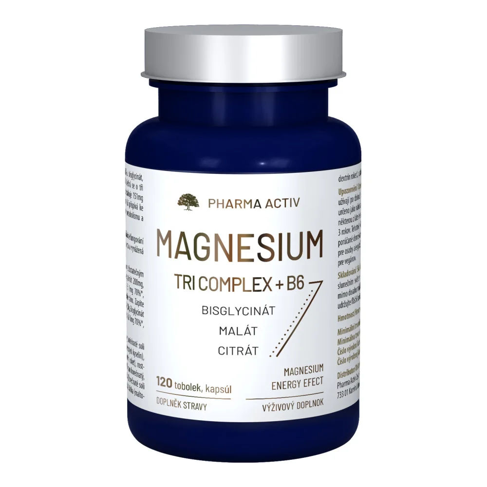 Pharma Activ Magnesium TRI COMPLEX + B6 120 tobolek