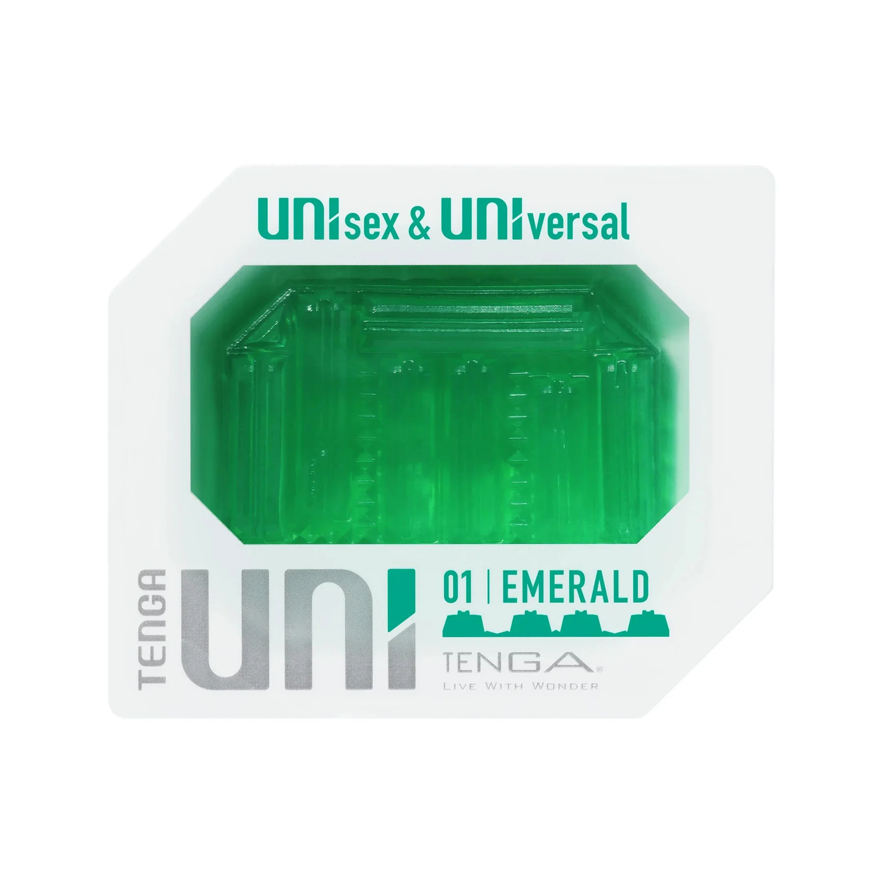 TENGA Návlek na prst - Uni Emerald
