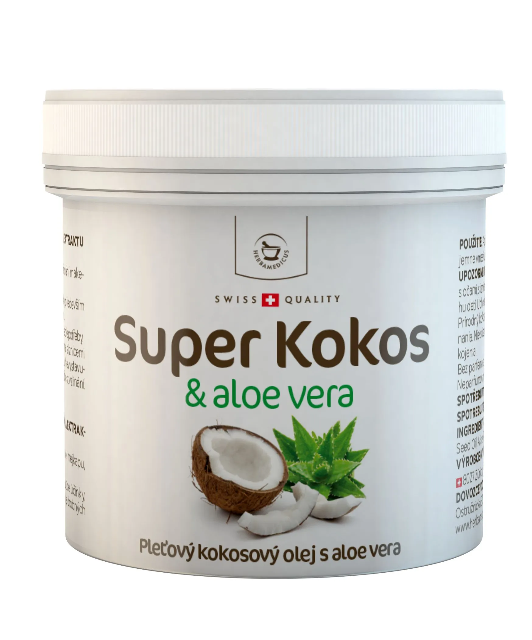 SwissMedicus Super Kokos a aloe pleťový olej 150 ml