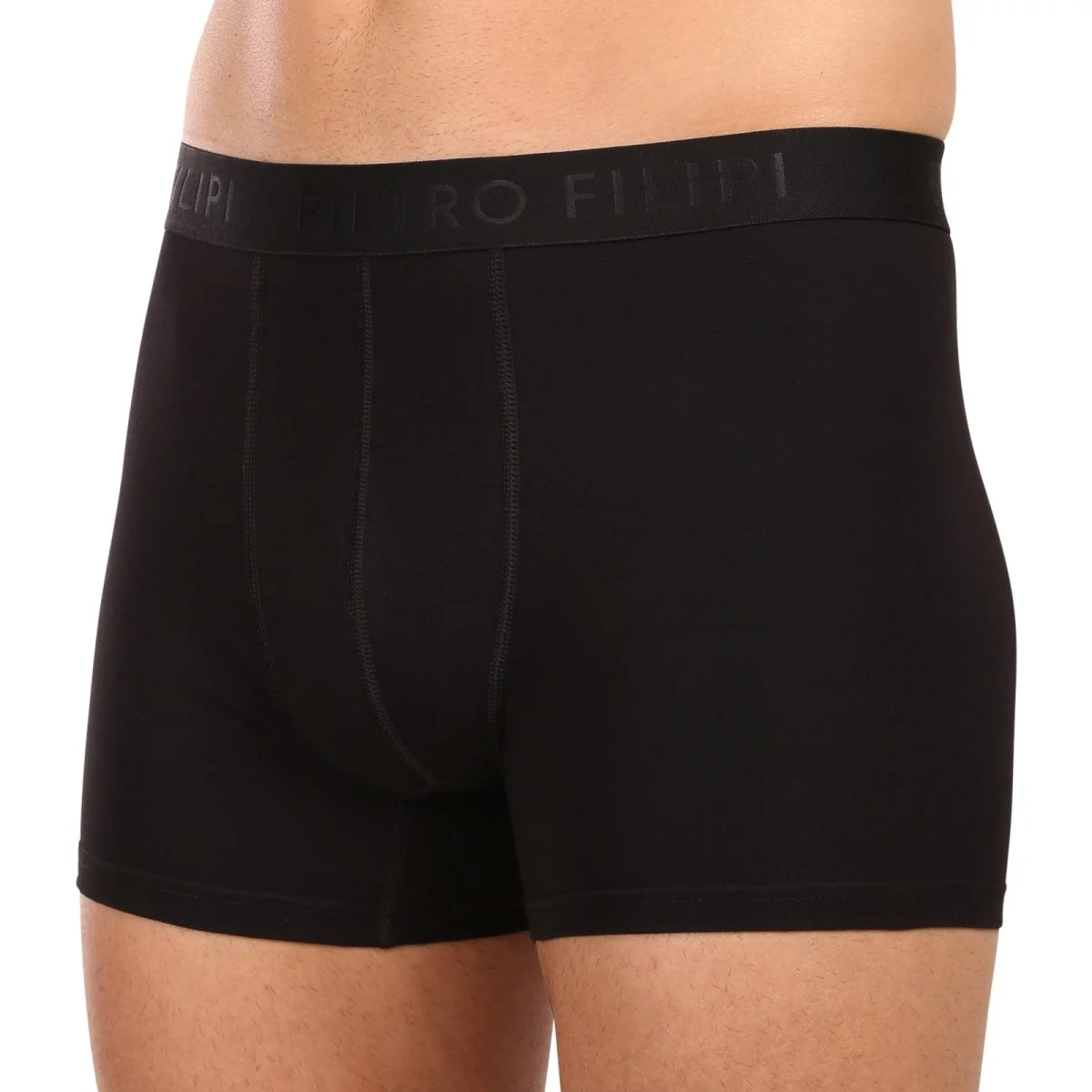 Pietro Filipi 3PACK pánské boxerky černé (3BCL005) L