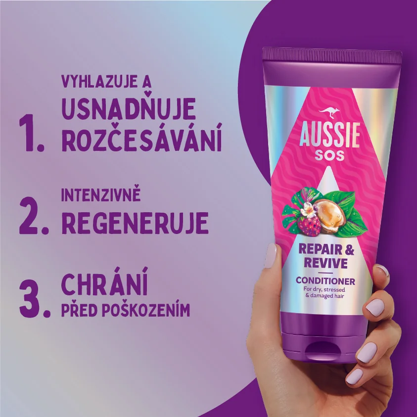 Aussie SOS Repair & Revive kondicionér 200 ml