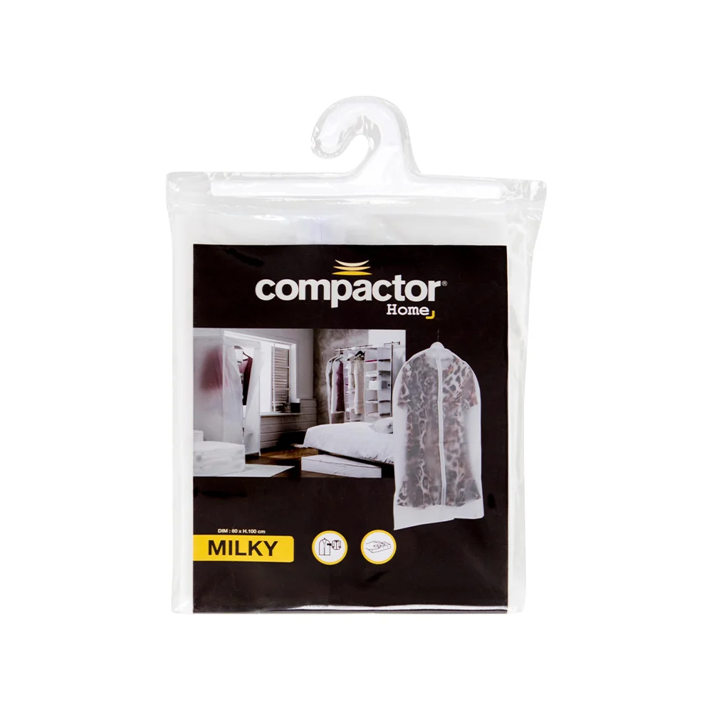 Compactor Milky 60 x 100 cm pouzdro na obleky a krátké šaty