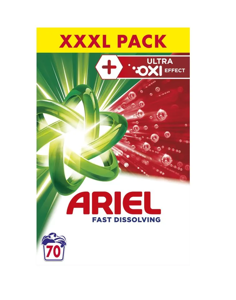 Ariel Prášek na praní Oxi 3,85 kg 70 praní