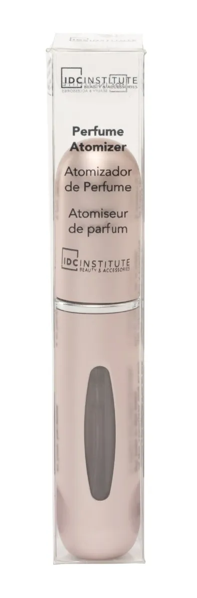 IDC Institute Plnitelný rozprašovač parfému 5 ml metalicky růžový