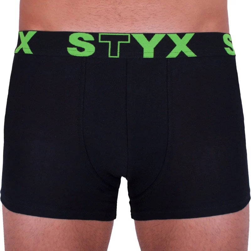 Styx 5PACK pánské boxerky sportovní guma nadrozměr vícebarevné (5R9612817) 3XL